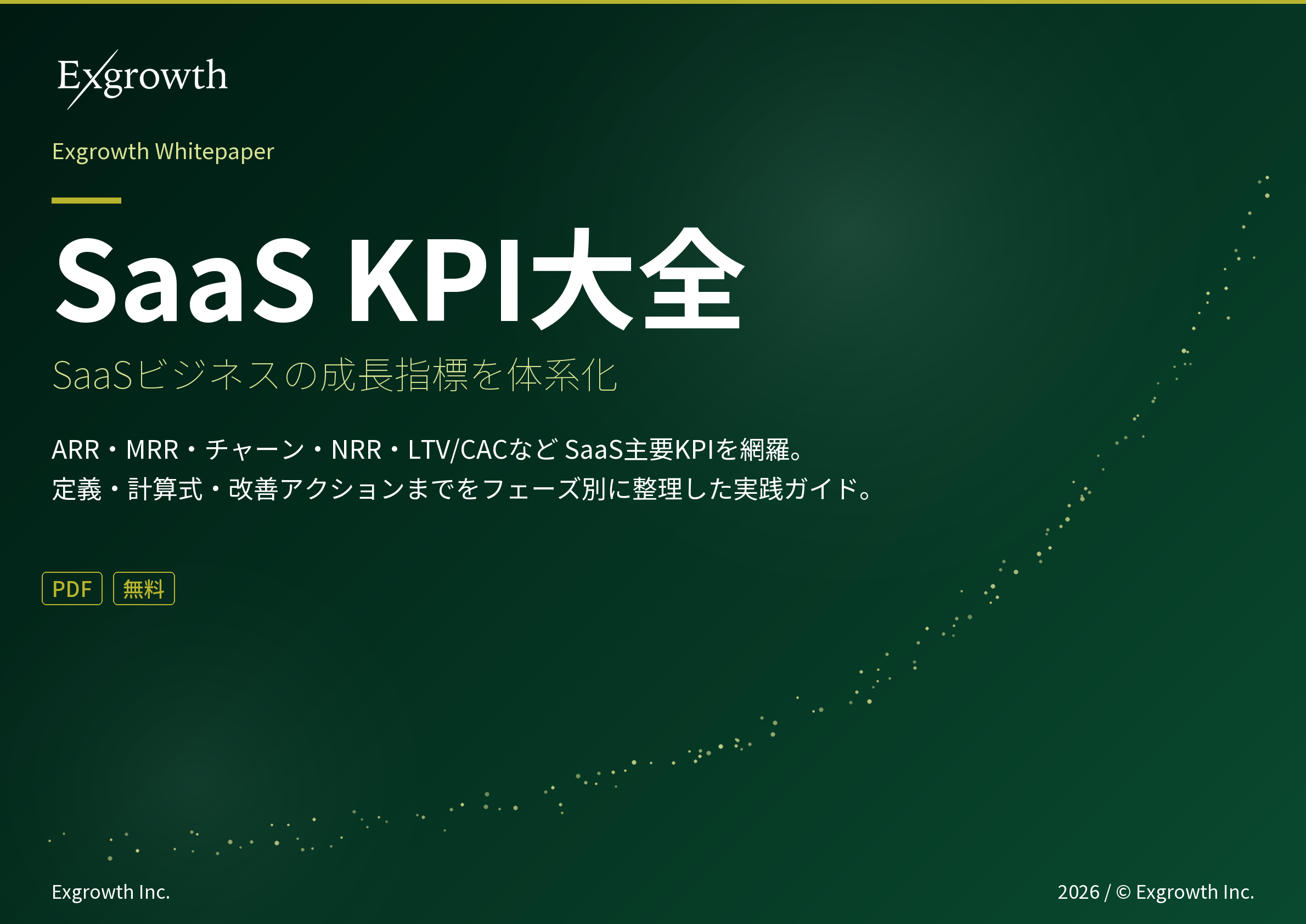 SaaS KPI大全 表紙